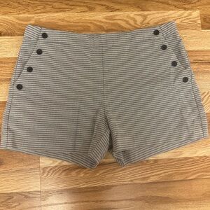 Banana Republic High Waist Gray and Black Shorts